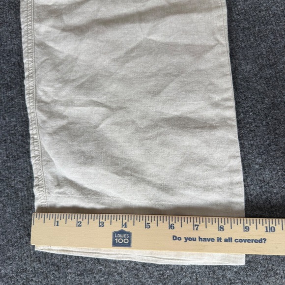 Tommy Bahama Relax Linen Pants Mens Medium Beige Drawstring Casual Beach Comfort - Picture 8 of 9